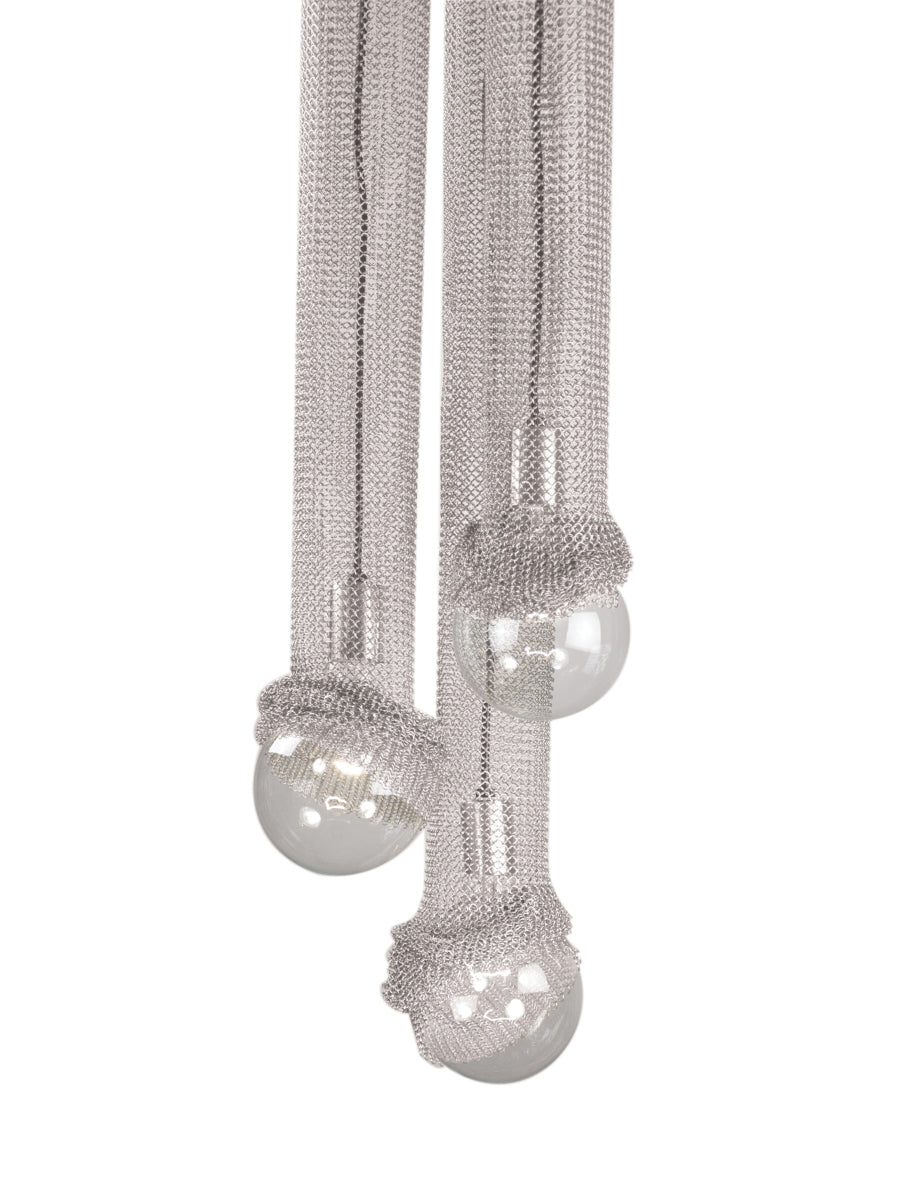 Stainless Steel Chain mail with Satin Nickel
