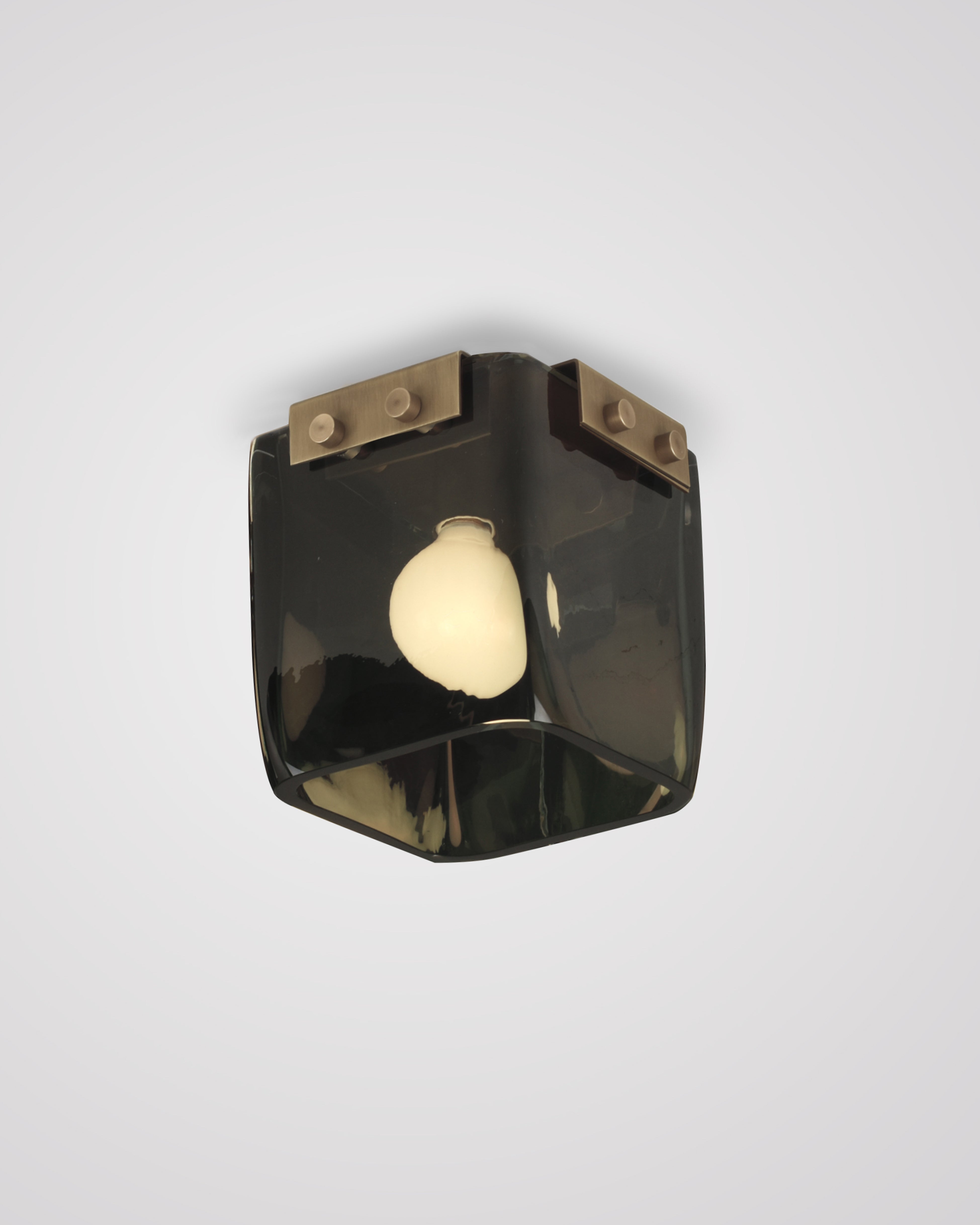 Light Antique Brass with Smoke Smooth