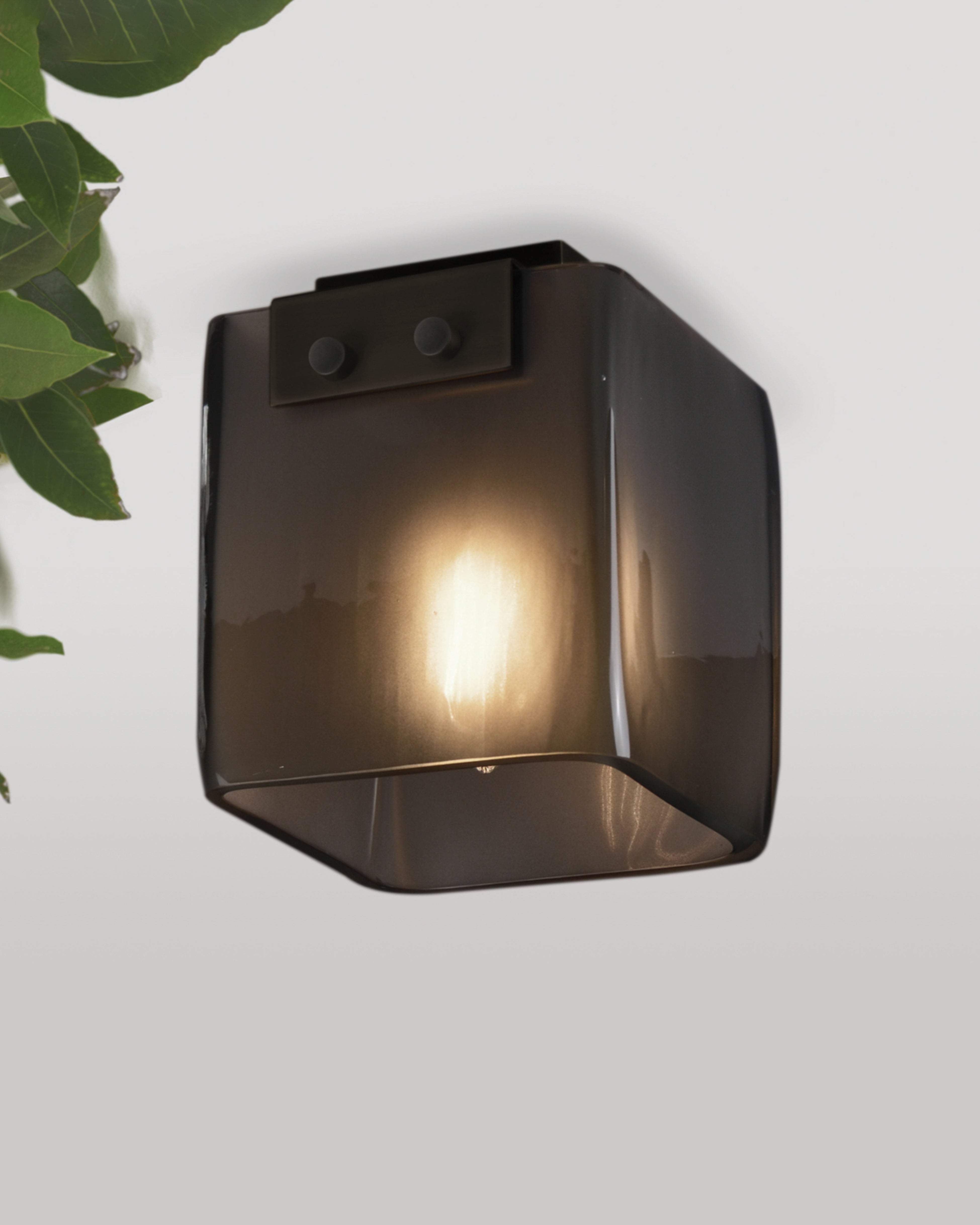 Marine Oil Rubbed Bronze Powder Coat with Smoke Frosted