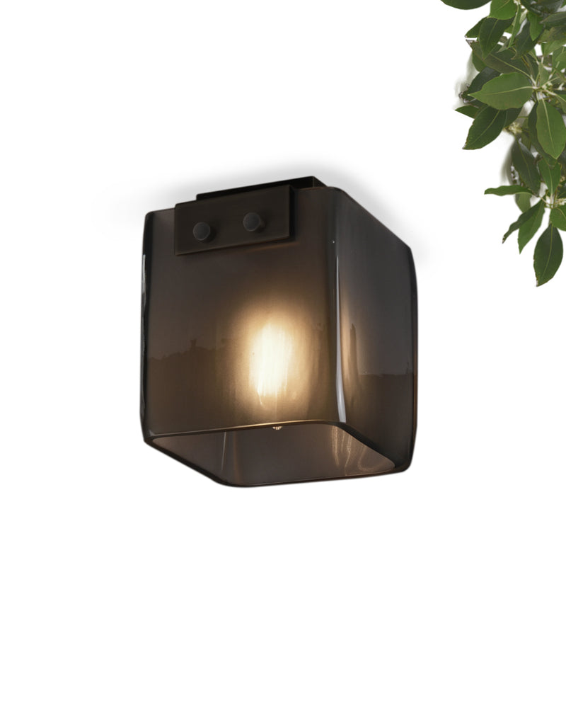 Marine Oil Rubbed Bronze Powder Coat with Smoke Frosted