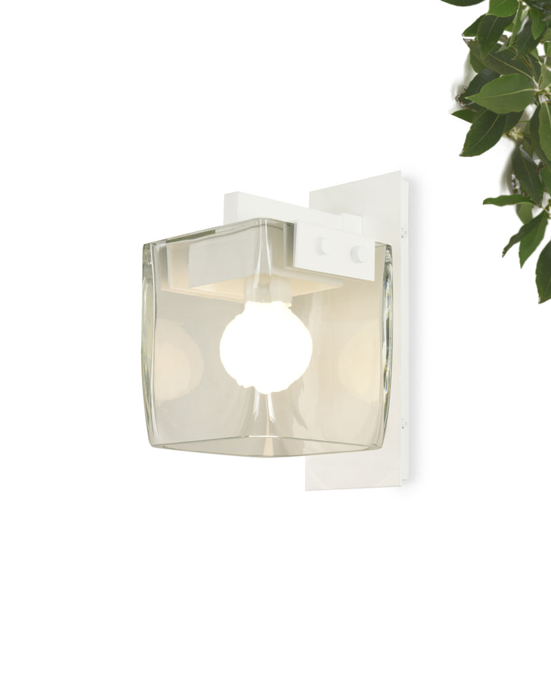 White Powder Coat with Clear Smooth