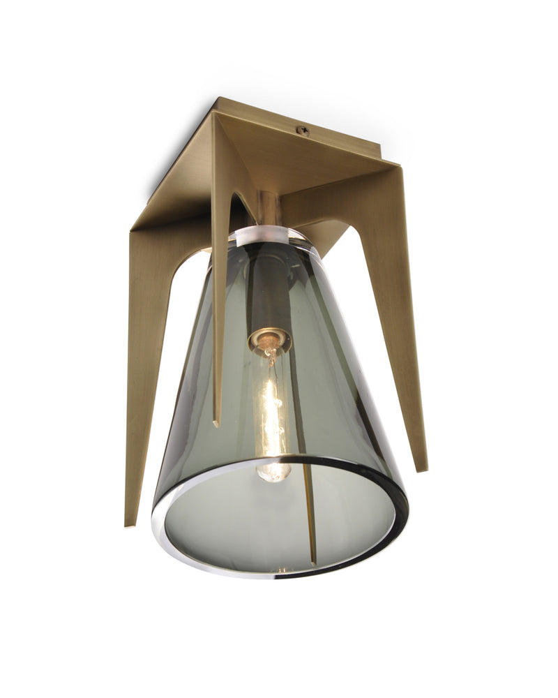 Light Antique Brass with Smoke