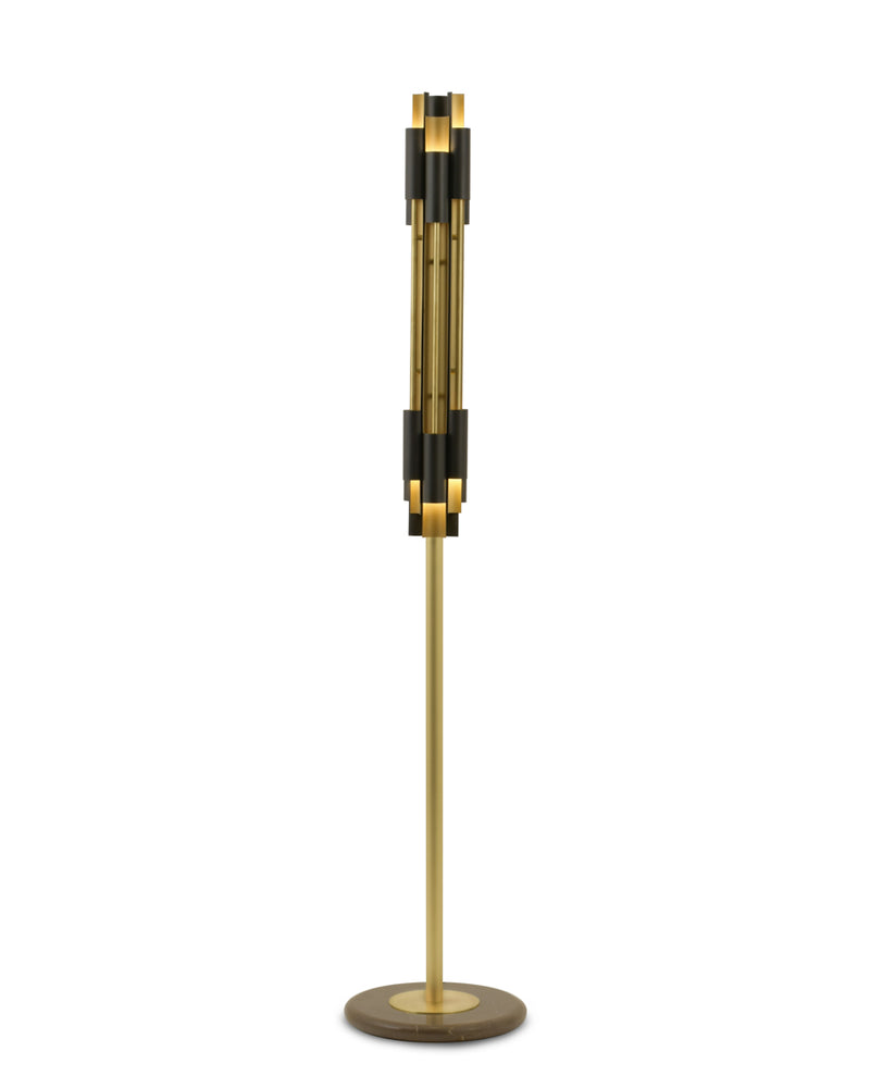 Brushed Brass with Dark Antique Brass