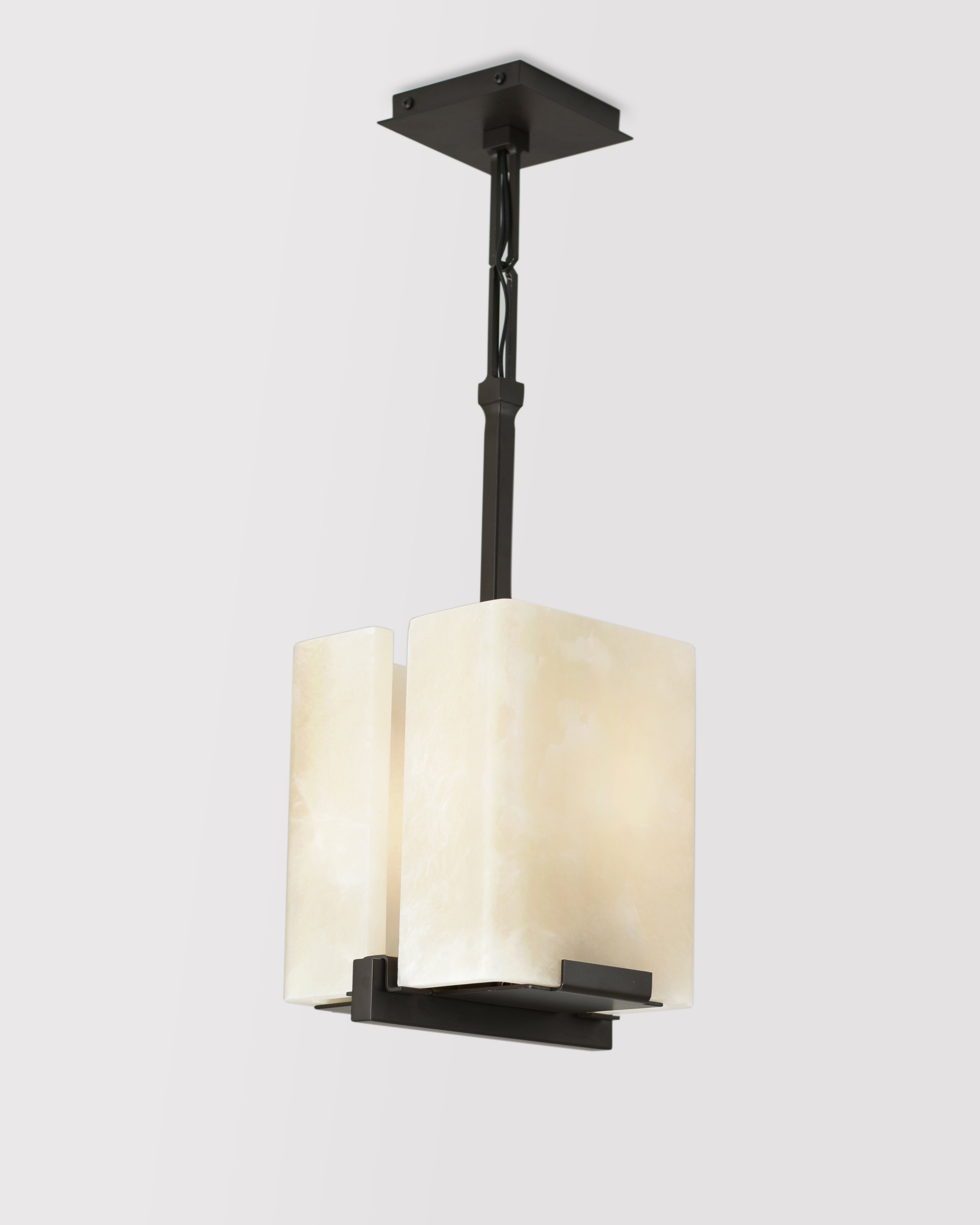 Oil Rubbed Bronze with Alabaster