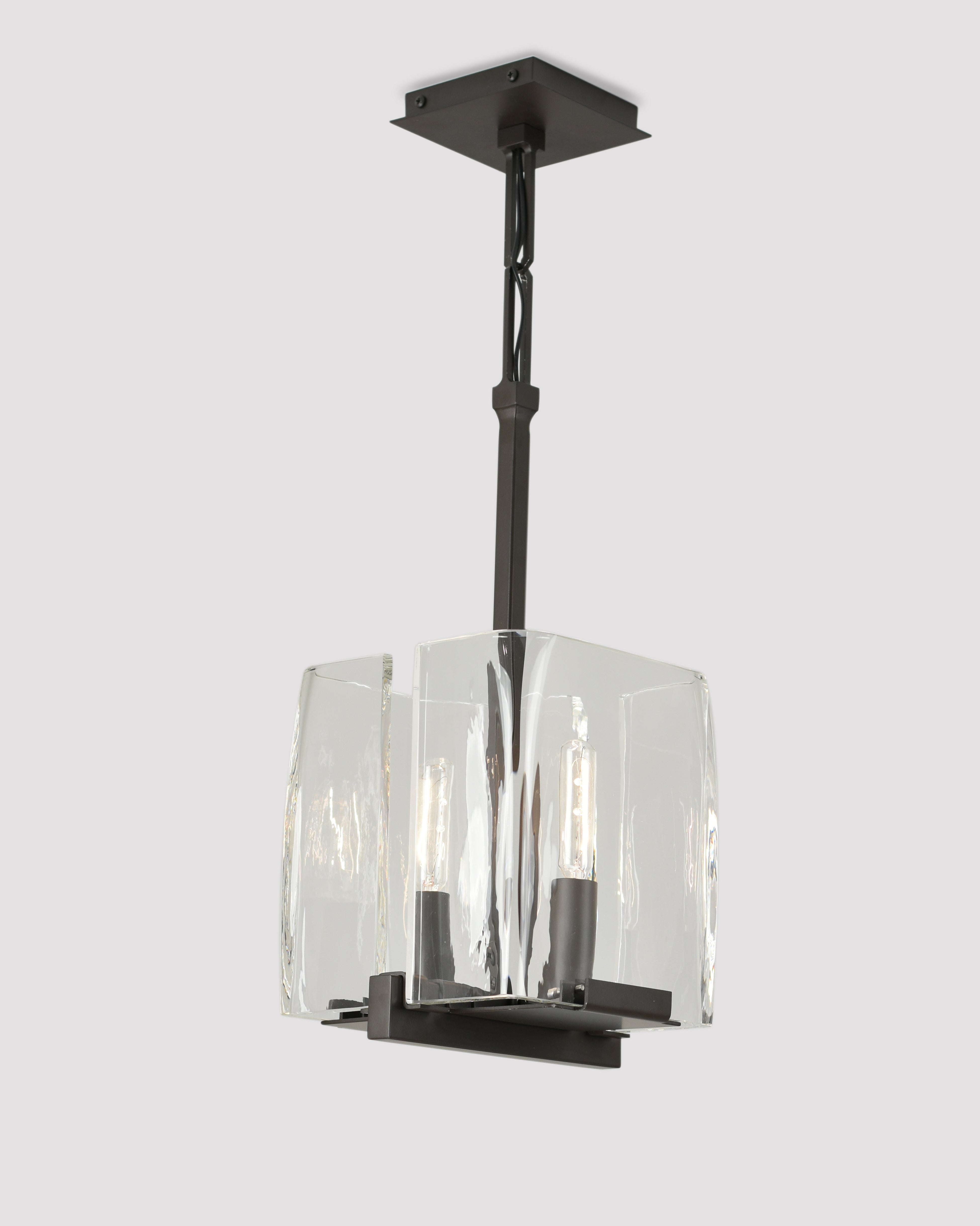 Oil Rubbed Bronze with Clear Smooth Glass