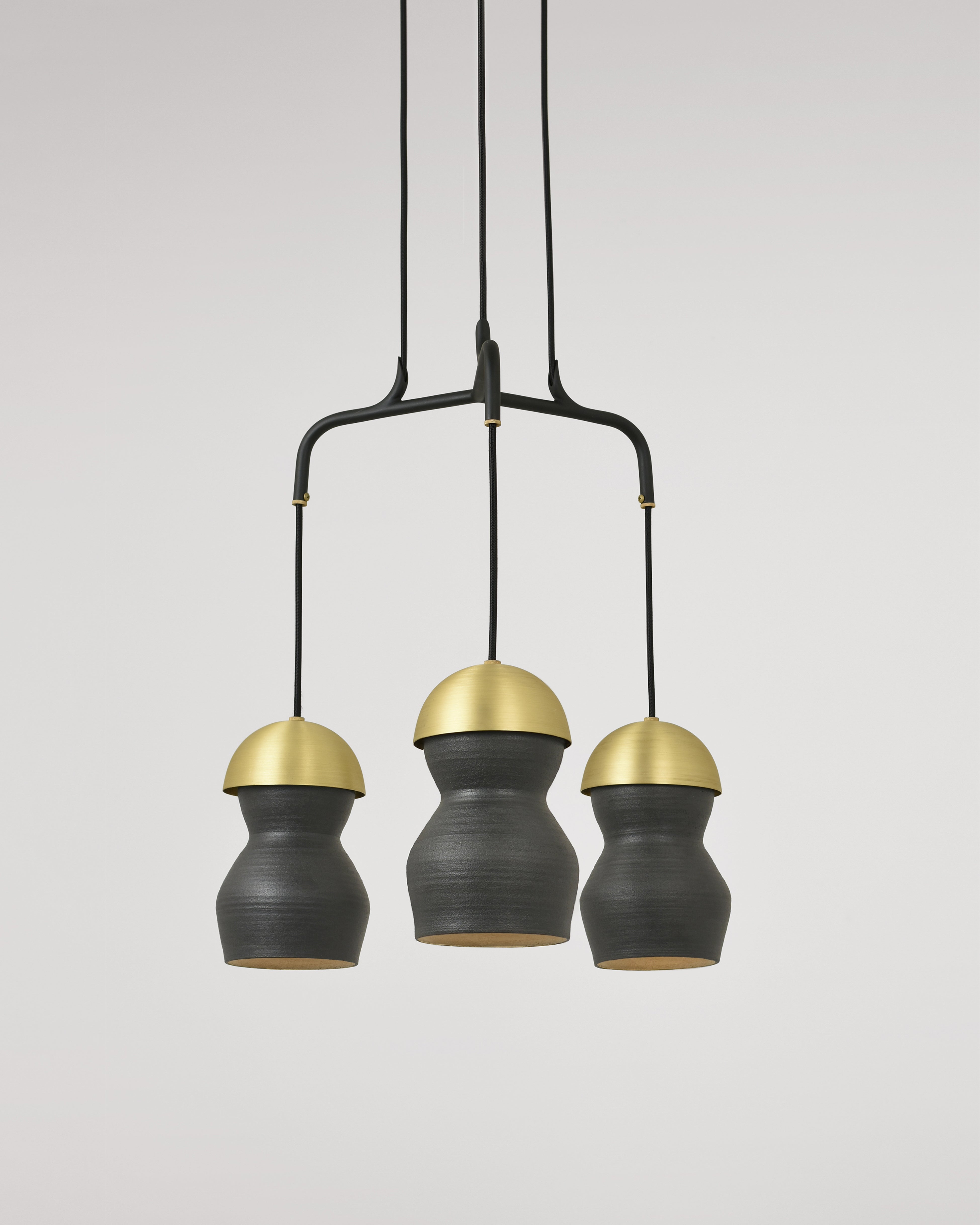 Patinated Steel with Carbon Ceramic and Brushed Brass