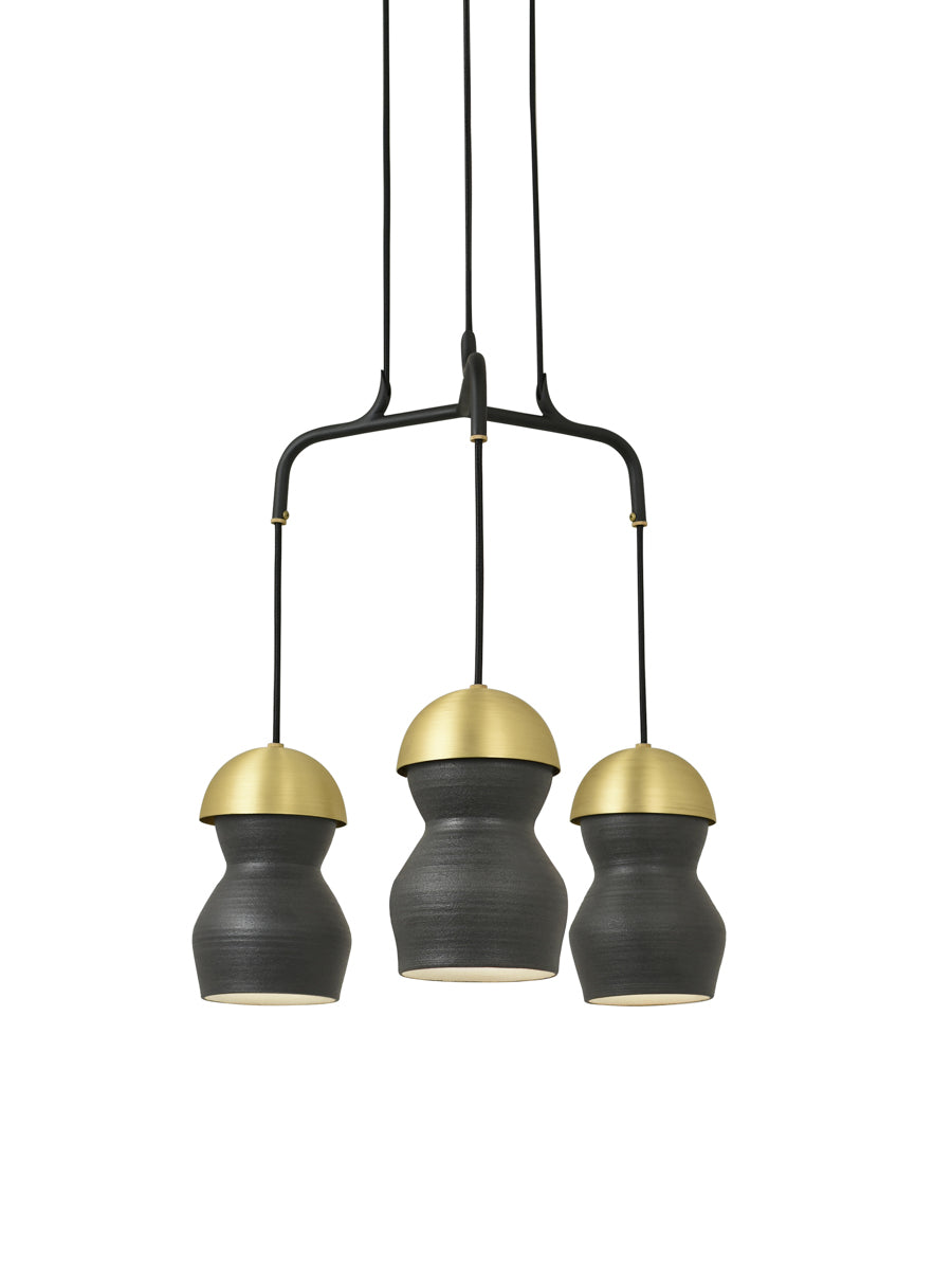 Patinated Steel with Carbon Ceramic and Brushed Brass