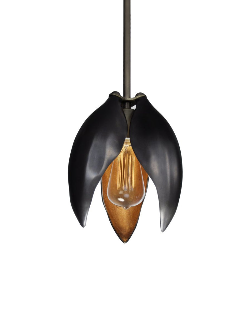Light Antique Brass with Classic Bronze Pods and Dutch Gold Interior